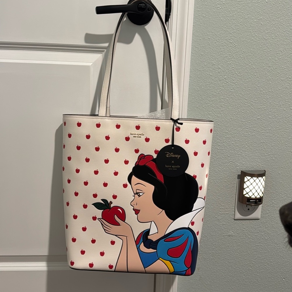 Brand new Disney parks, Kate Spade Snow White tote
